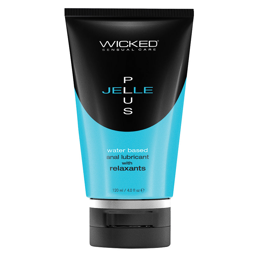 Wicked Aqua Jelle Plus Anal Lubricant with Relaxants 4oz