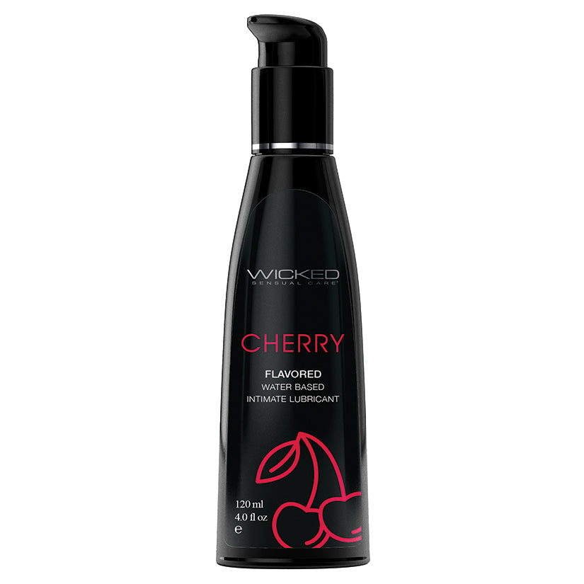 Wicked Aqua Flavored Lube-Cherry 4oz