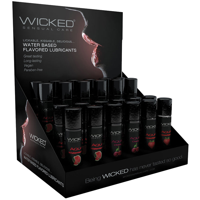 Wicked Aqua Classic Flavors 1oz Display of 24