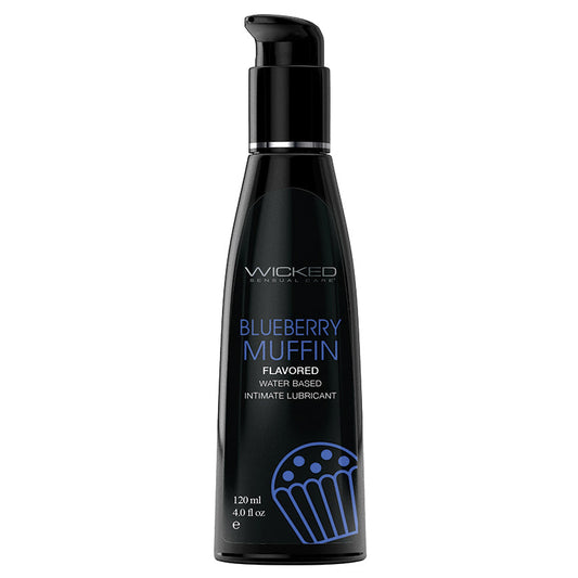 Wicked Aqua Flavored Lube-Blueberry Muffin 4oz