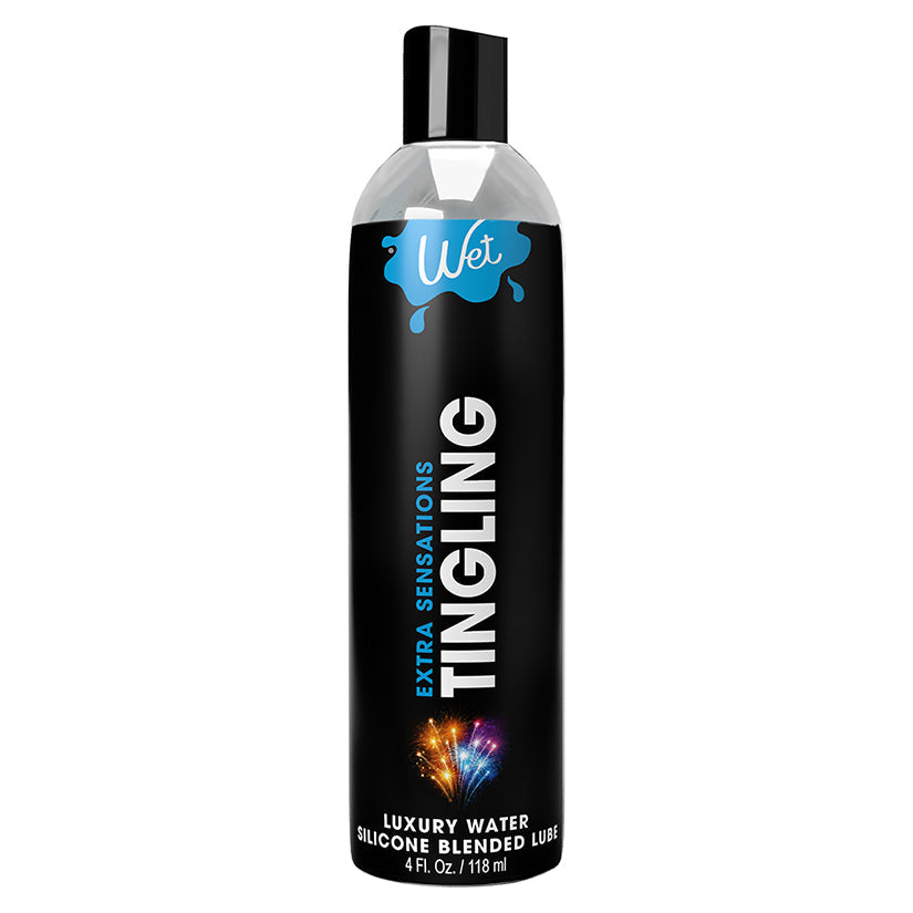 Wet Extra Sensations Tingling Water / Silicone Blend Based Lubricant 4oz