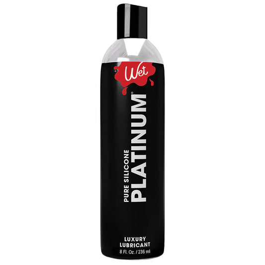 Wet Platinum Luxury Silicone Based Lubricant 8oz