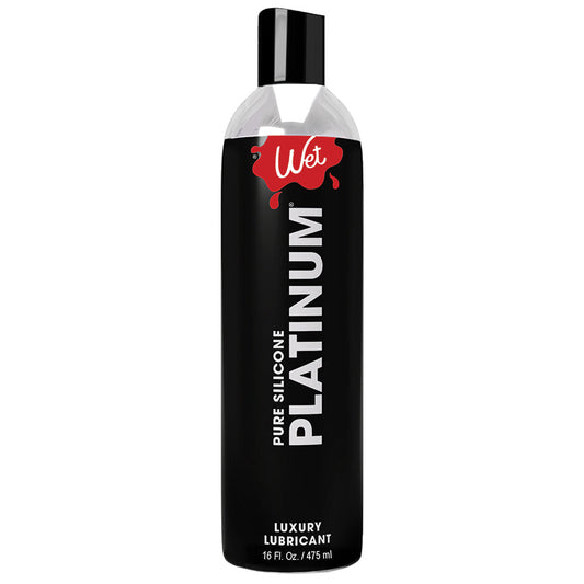 Wet Platinum Luxury Silicone Based Lubricant 16oz