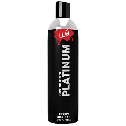 Wet Platinum Luxury Silicone Based Lubricant 32oz