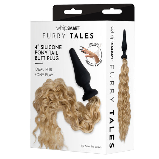 Whipsmart Furry Tales Silicone Plug with Blondie Pony Tail 4