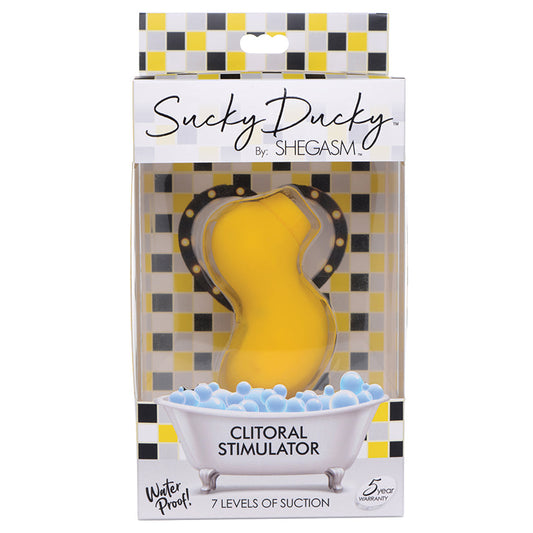 Shegasm Sucky Ducky 7x Clitoral Stimulator-Yellow