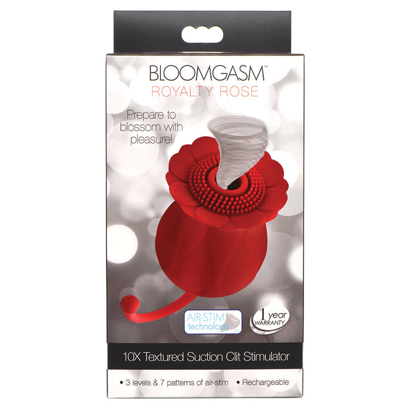 Bloomgasm Royalty Rose Textured Suction Clit Stimulator