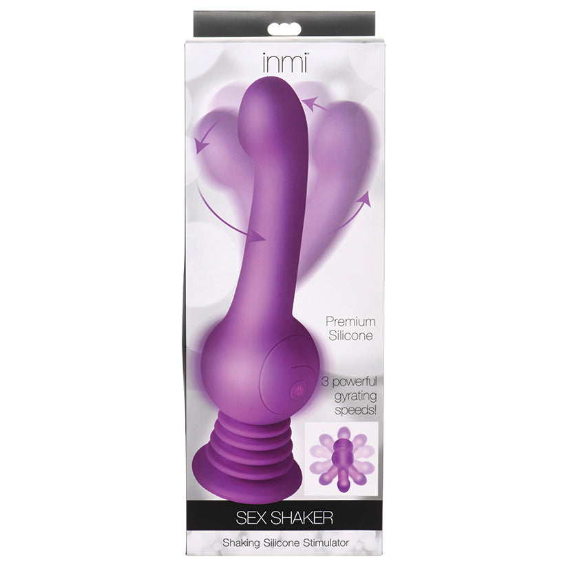 Inmi Sex Shaker Shaking Silicone Stimulator-Purple