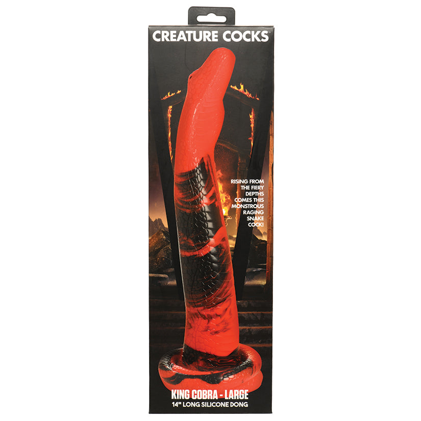 Creature Cocks King Cobra Long Silicone Dong 14