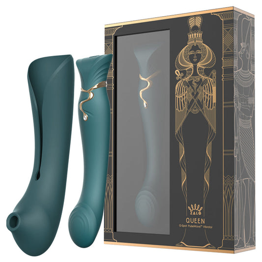 Zalo Queen Set G-spot Pulse Wave-Jewel Green